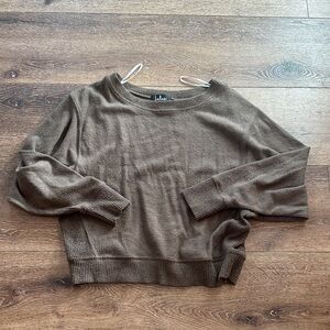 Lulus brown soft sweater XS